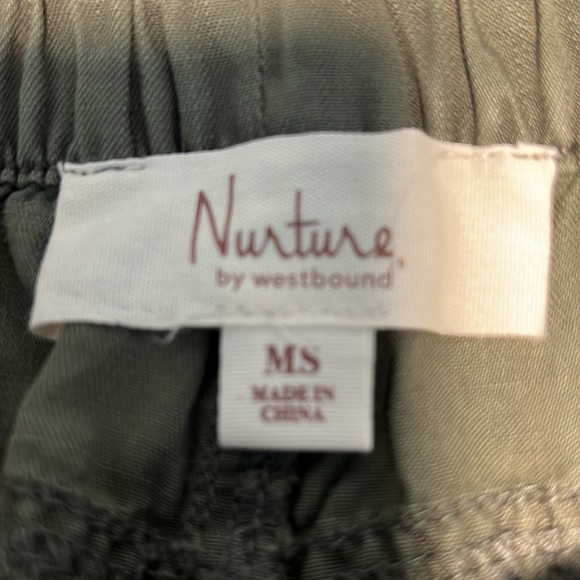 Nurture by Westbound Green Utility Straight Leg Draw string Pants - Picture 8 of 13